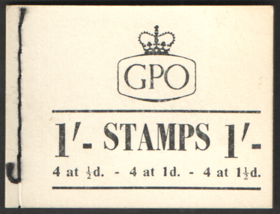 (image for) BD10 Nov 1953 George VI 1/- Stitched Booklet - Click Image to Close